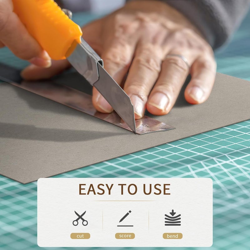 BESBEZOS Chipboard Sheets 8.5" X 11", 25 Sheets of 40PT (Point) Chip Board for Book Binding, Perfect for Scrapbooking, Shipping Insert & Backing Picture Frames - Image 4